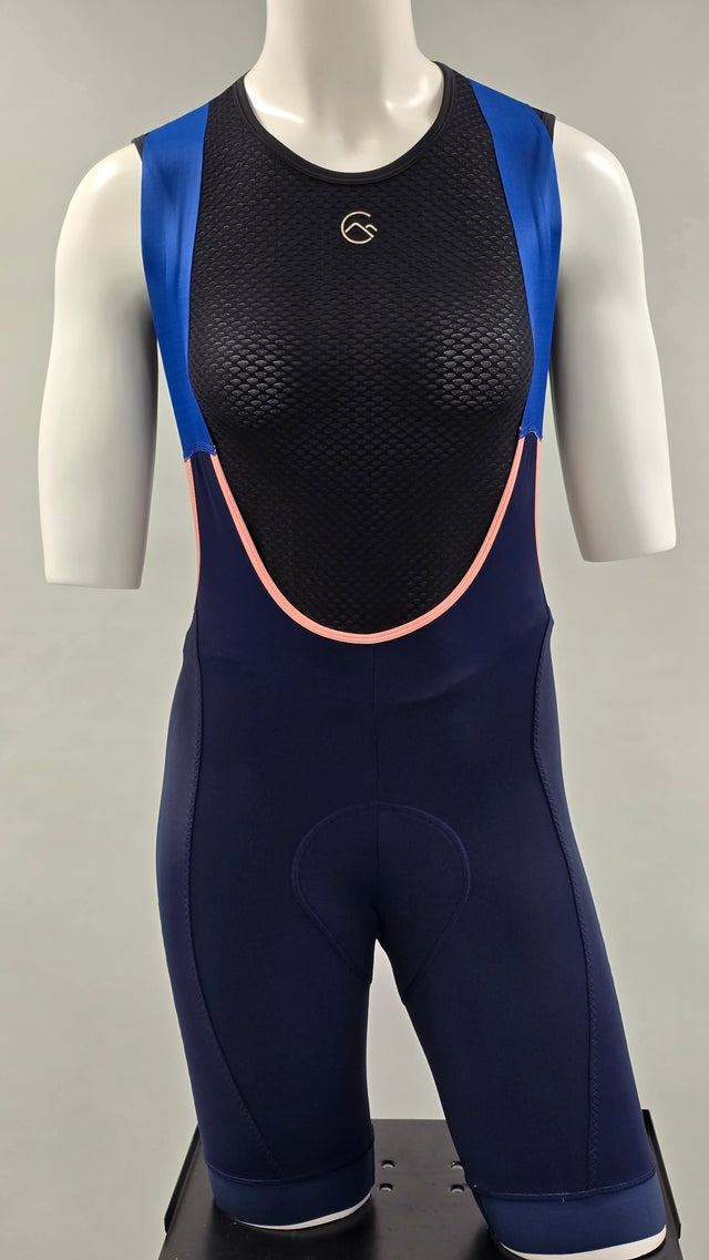 WOMENS ICON BIB SHORTS NAVY