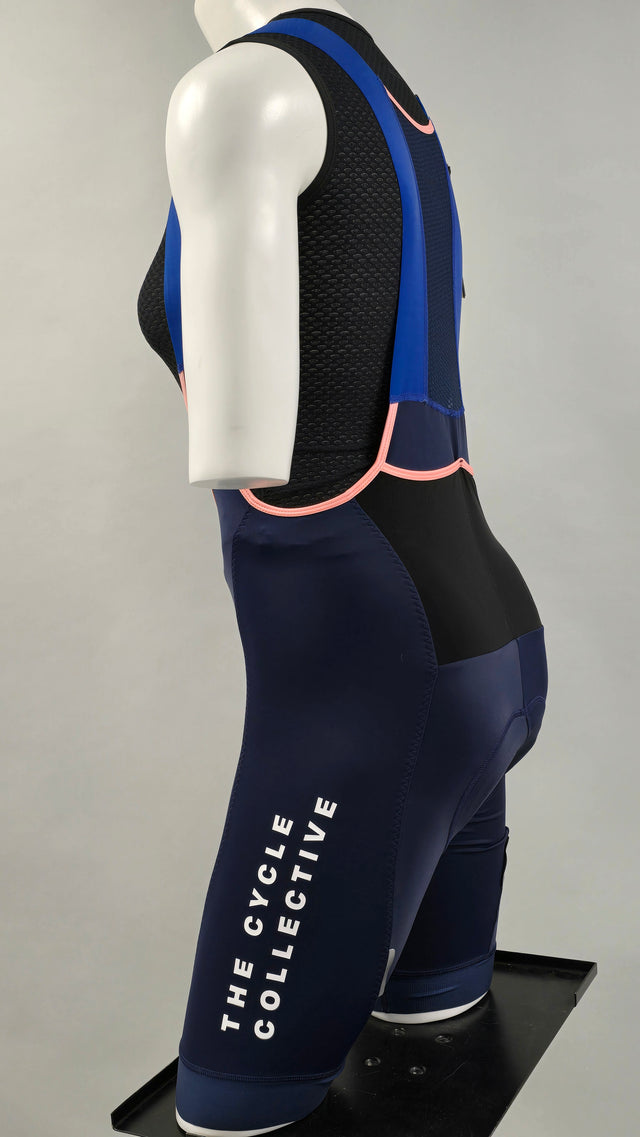 WOMENS ICON BIB SHORTS NAVY