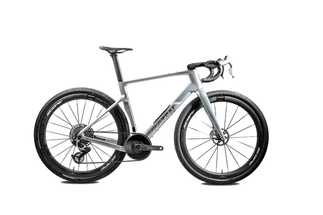 Edelsten RX gravel frameset in Silver Metallic