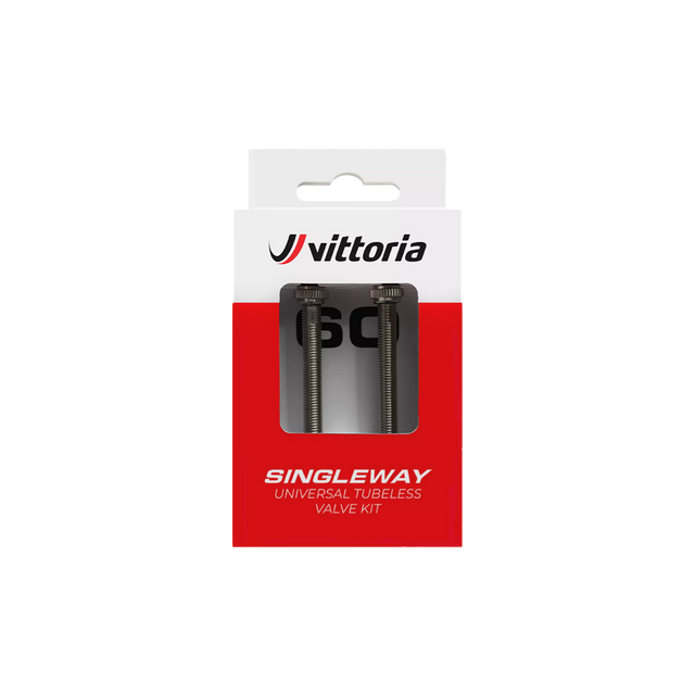 Vittoria Singleway Brass Tubeless Valves (Pair)