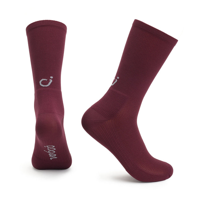 Velocio TRAIL Sock in Merlot