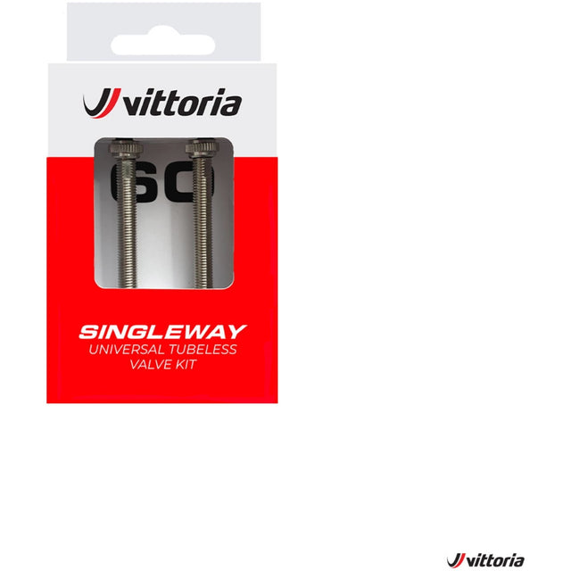 Vittoria Singleway Brass Tubeless Valves (Pair)