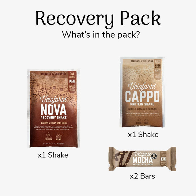 Veloforte The Recovery Pack - Bars & Protein Shakes