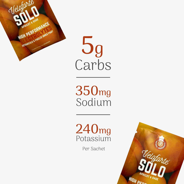Veloforte Solo Electrolyte Powder - Apricot & Sage