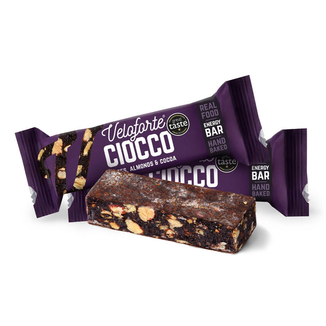 Veloforte Ciocco Natural Energy Bar - Dates, Almonds & Cocoa