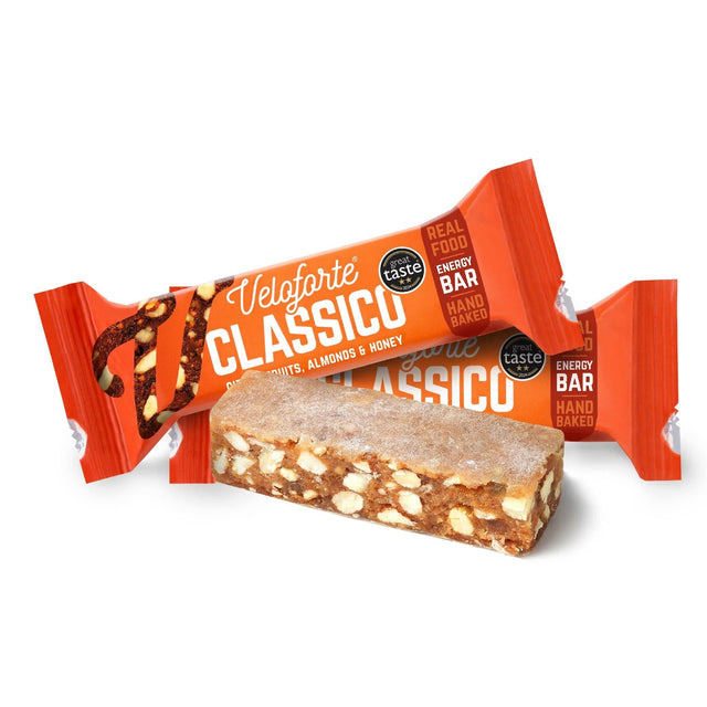 Veloforte Classico Natural Energy Bar - Citrus Fruits, Almonds & Honey