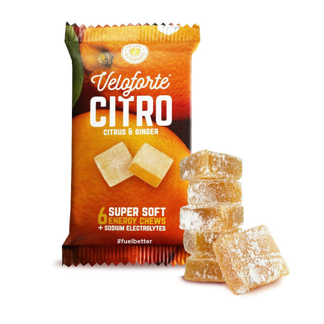 Veloforte Citro Energy Chews - Citrus & Ginger