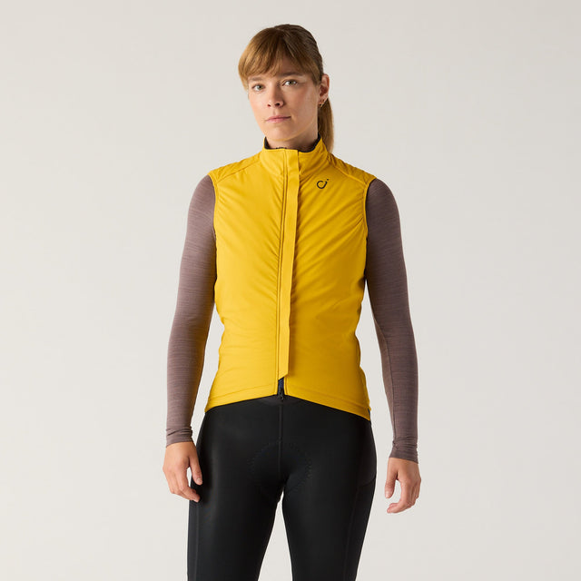 Velocio Women's Alpha Zero Vest in Marigold