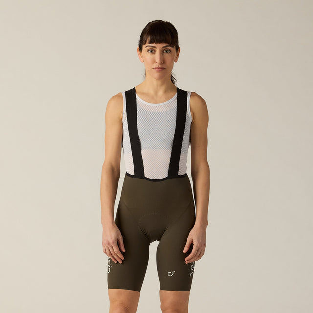 Velocio Women's CONCEPT Bib Short in Black Olive