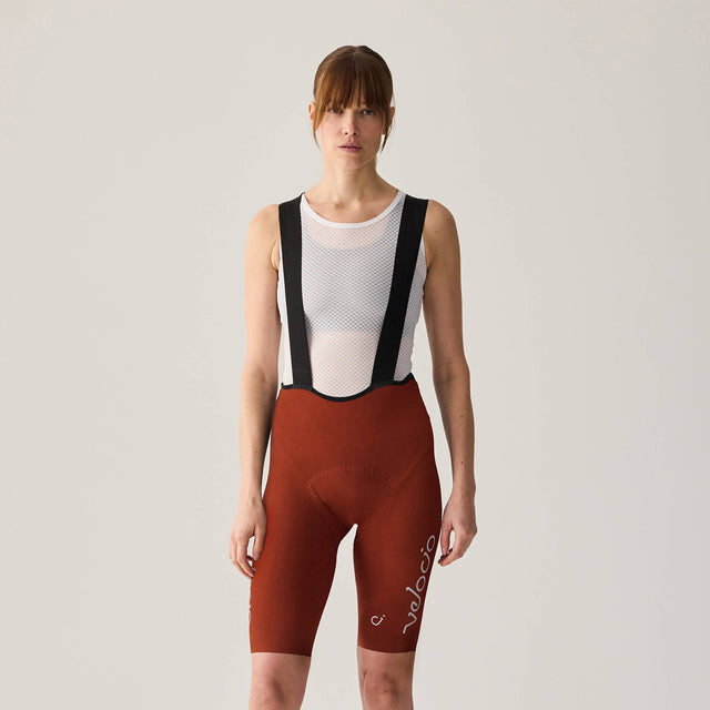 Velocio Women's CONCEPT Bib Short in Smoked Paprika