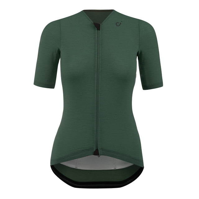 Velocio Women's CONCEPT Merino Jersey in Army