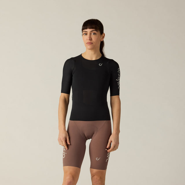 Velocio Women's CONCEPT Radiator Zipperless Jersey in Black