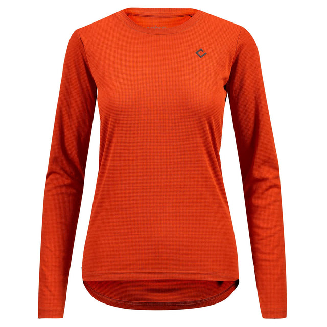 Velocio Women's Delta TRAIL Long Sleeve (Past Season) in Rust