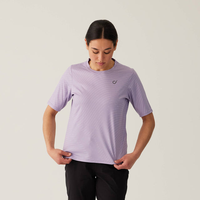 Velocio Women's Delta TRAIL Overprint Jersey in Lilac