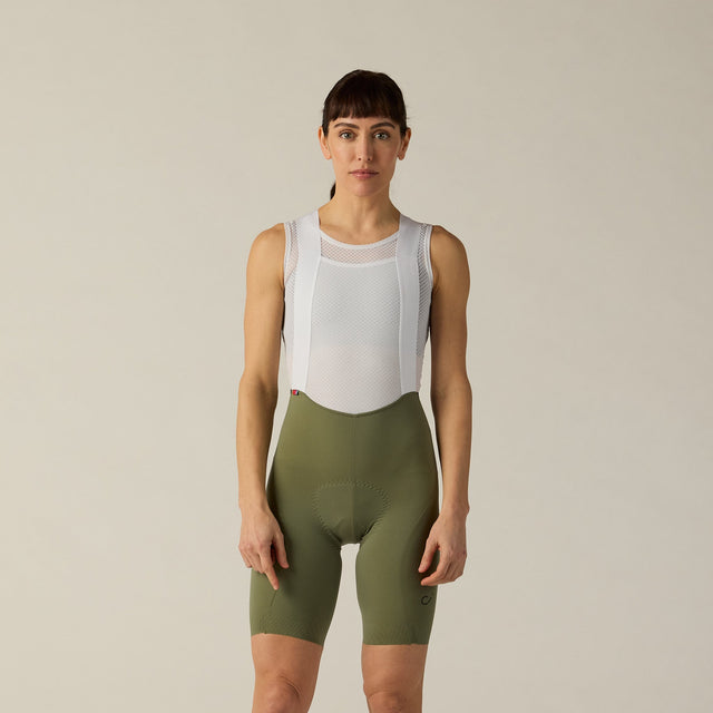 Velocio Women's LUXE Bib Short in Deep Lichen