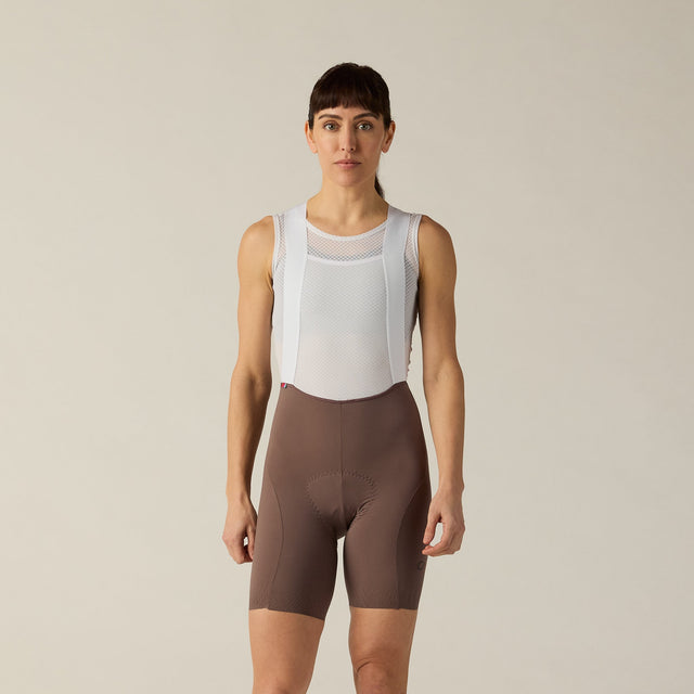 Velocio Women's LUXE Bib Short - Short in Plum Truffle