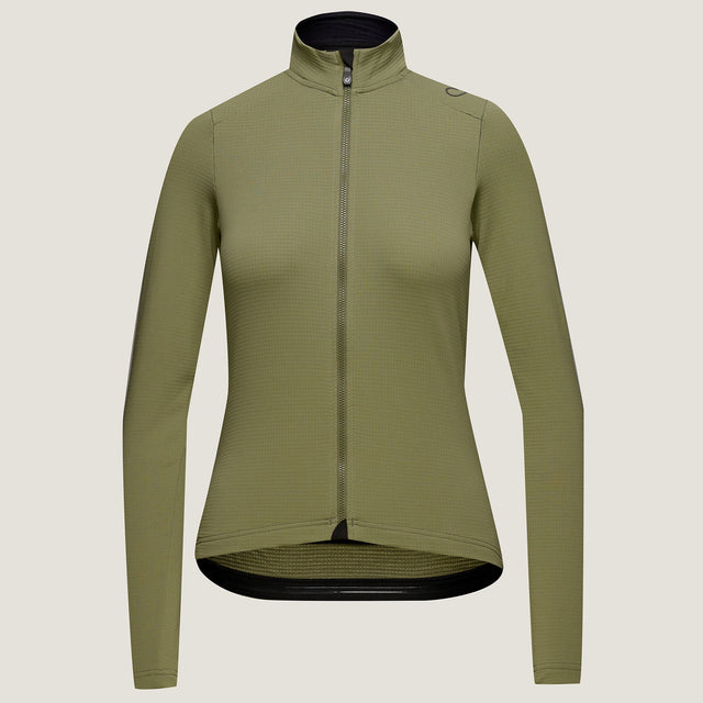 Velocio Women's LUXE Thermal Long Sleeve in Deep Lichen