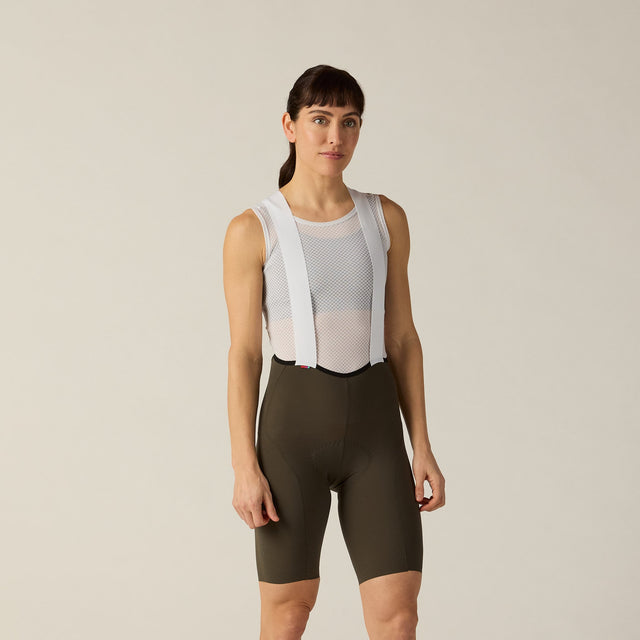 Velocio Women's LUXE Ultralight Bib Short in Black Olive
