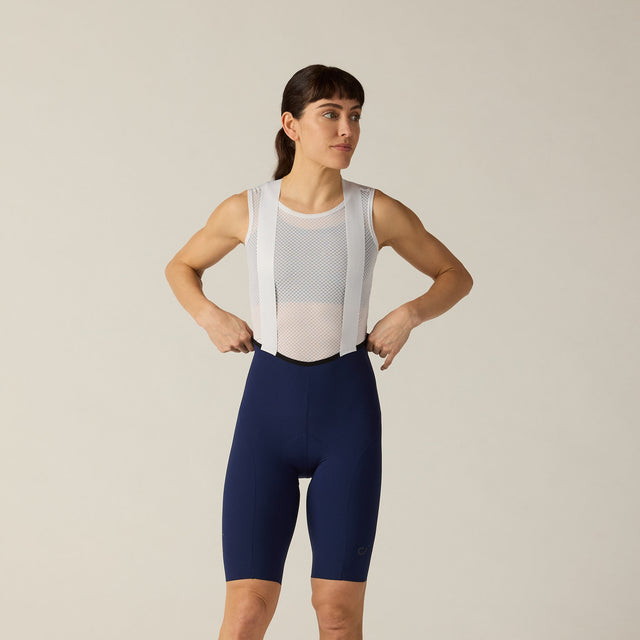 Velocio Women's LUXE Ultralight Bib Short in Navy