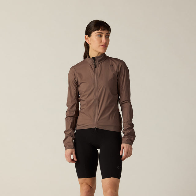 Velocio Women's LUXE Ultralight Jacket in Plum Truffle