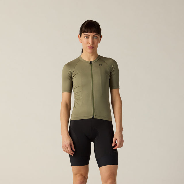 Velocio Women's ONE Jersey in Deep Lichen