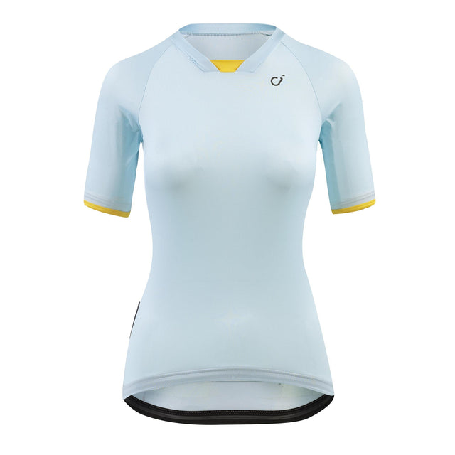 Velocio Women's Signature Zipperless Jersey in Sky