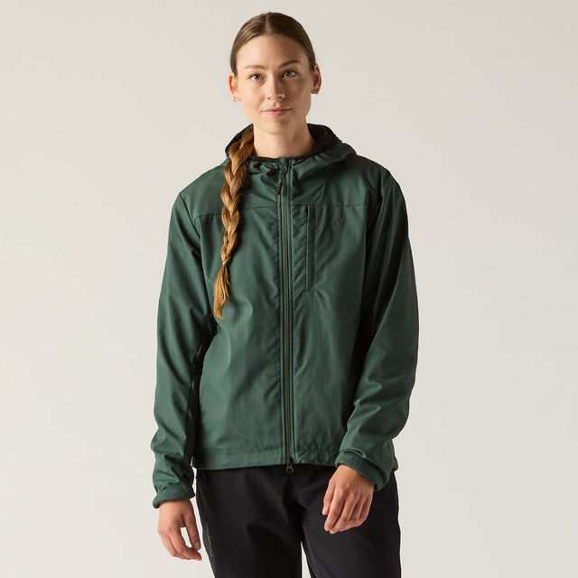 Velocio Women's TRAIL Alpha Hoodie in Army