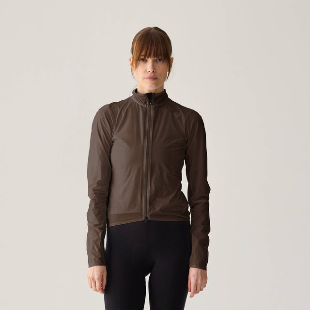 Velocio Women's LUXE Ultralight Jacket in Black Olive