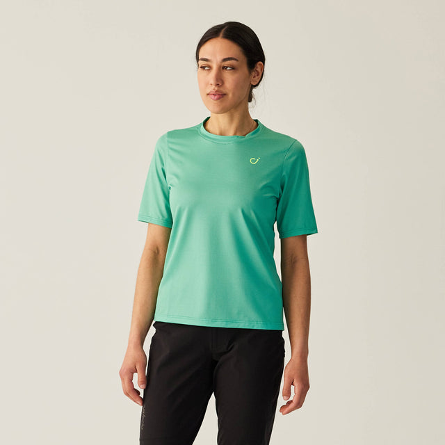 Velocio Women's Ultralight MTB Jersey in Green Spruce