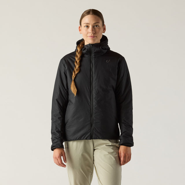 Velocio Women's Ultrapack Insulated Hoodie in Black