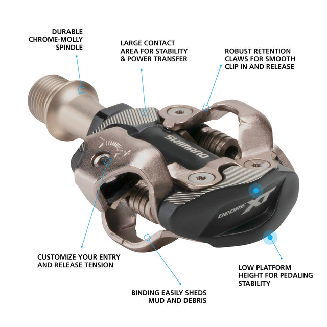 Shimano Deore XT PD-M8100 SPD XC Race Pedals