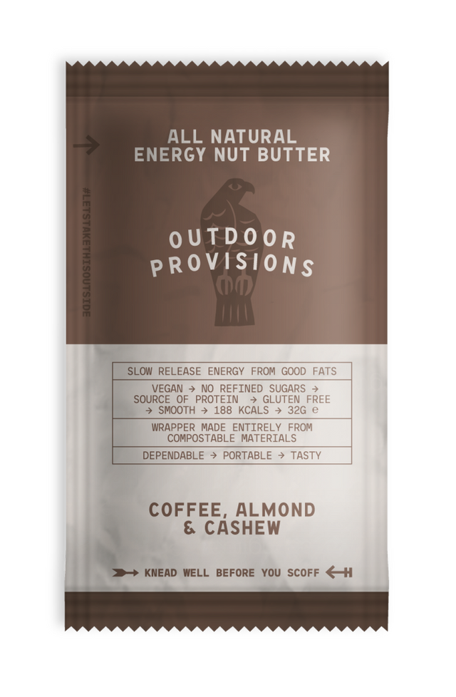 OUTDOOR PROVISIONS NUT BUTTER SACHET (COFFEE, ALMOND, CASHEW)