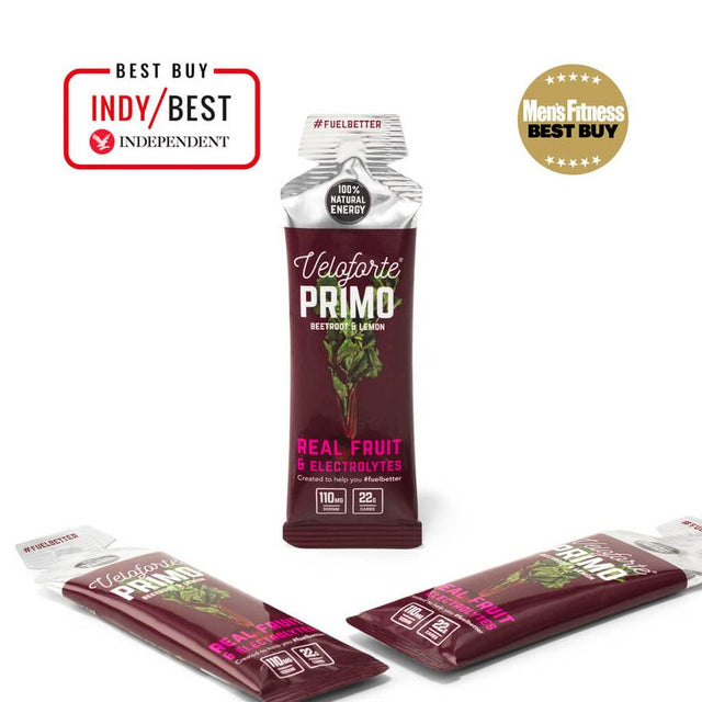 VELOFORTE PRIMO NATURAL ENERGY GEL - BEETROOT & LEMON