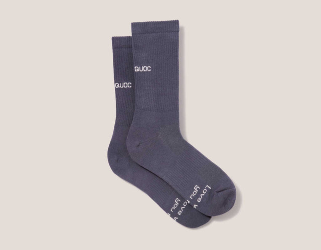 QUOC All Road Sock - Charcoal
