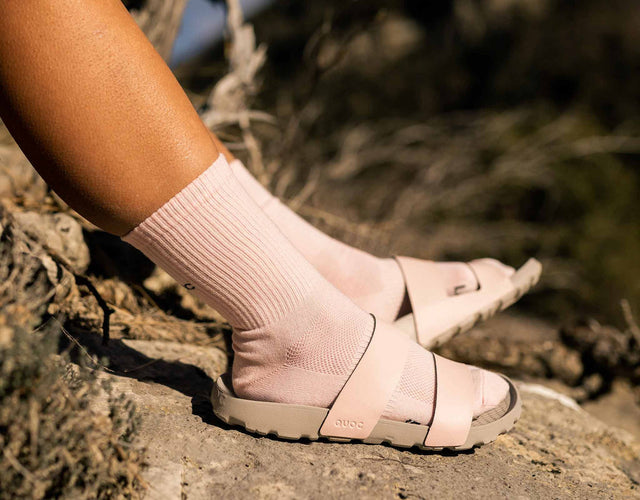 QUOC All Road Sock - Dusty Pink