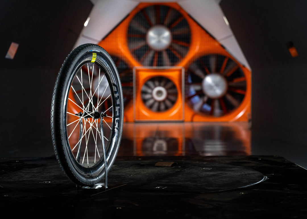 Berd Sparrow50 wheel in the wind tunnel